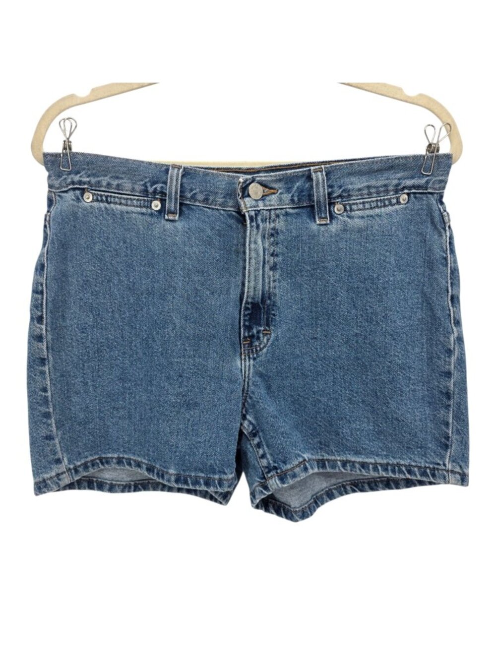 Vintage Tommy Hilfiger Womens 10 Shorts Danbury Short Denim Jean High Rise 1990s